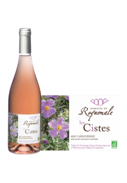 Rosé : LANGUEDOC "Les Cistes" Domaine de Roquemale (Bio) - 2023