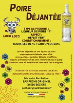 "POIRE DÉJANTÉE" Liqueur de Poire - 100cl - Loco Loco. – Image 2